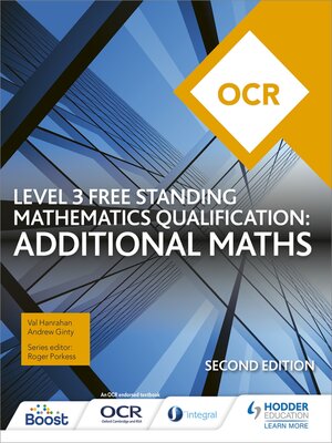 cover image of OCR Level 3 Free Standing Mathematics Qualification